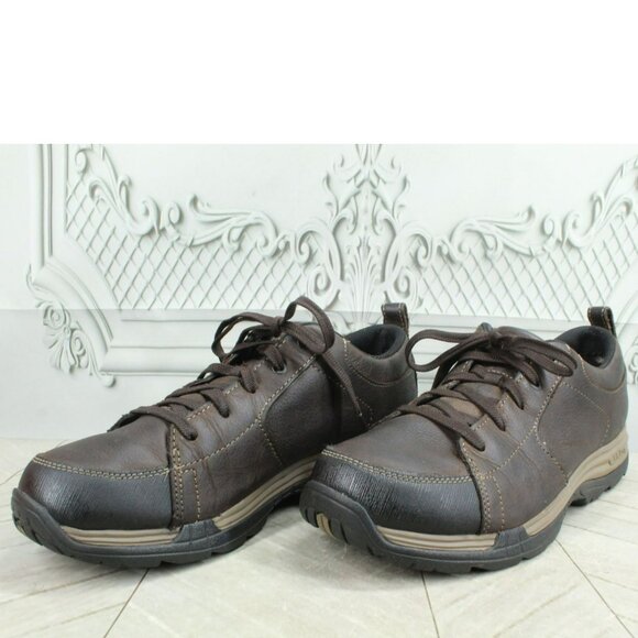 LL Bean Traverse Brown Leather Lace Up Low Top Trail Hiking Shoes Size 10 M - Picture 9 of 9